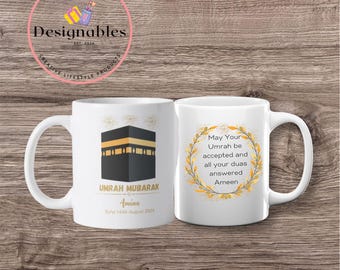 Umrah Mubarak Gift /Muslims Gifts, Gift For Muslims, Islamic Coffee Mug