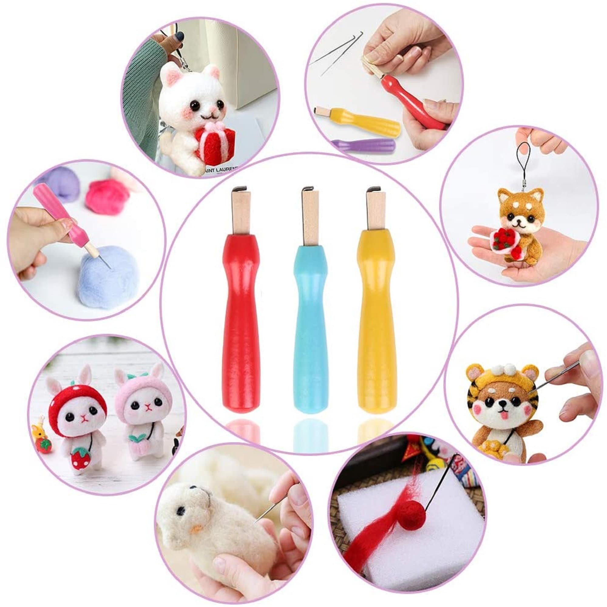 Herramientas del kit de fieltro de agujas Agujas de fieltro Etsy Herramientas del kit de fieltro de agujas Agujas de fieltro Etsy