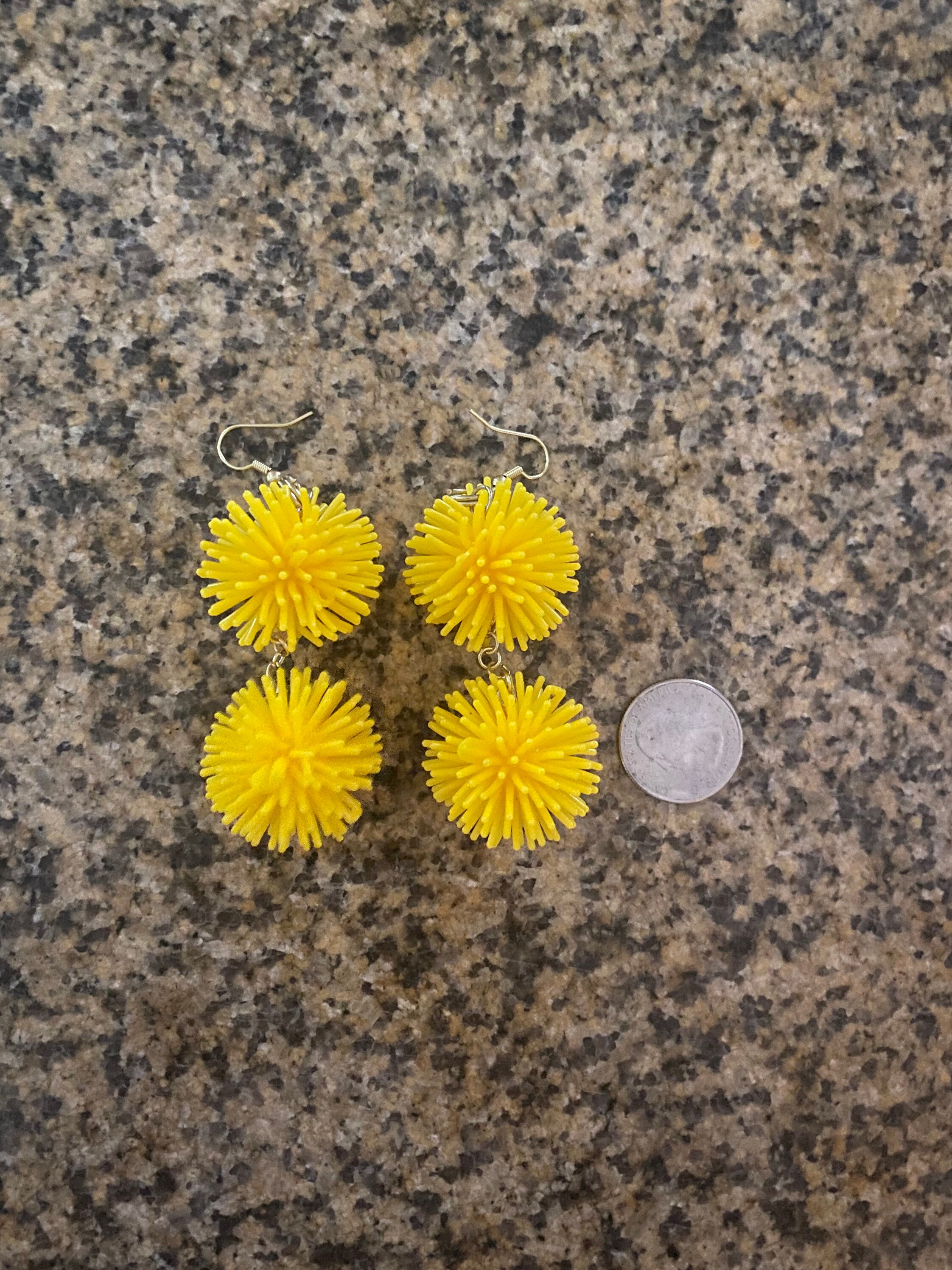 Spiky Ball Earrings Etsy