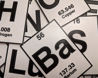 Personalized Periodic Table Wall Art |  Science Decor