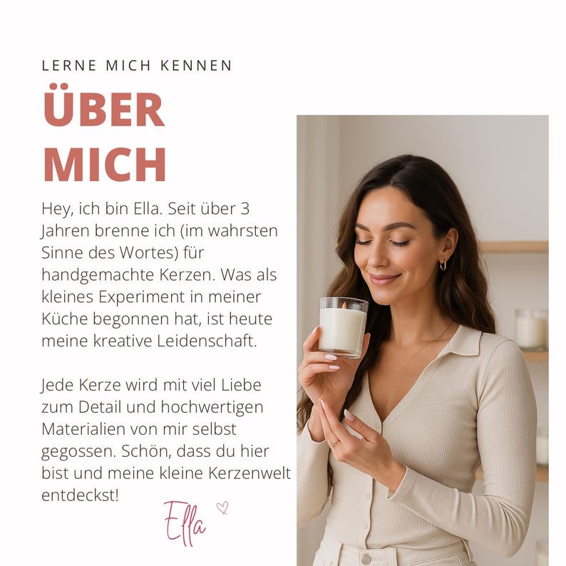 Selbst handgegoßene Kerzen die handgefertigt sind mit Liebe aus der Region vegan und natürlich