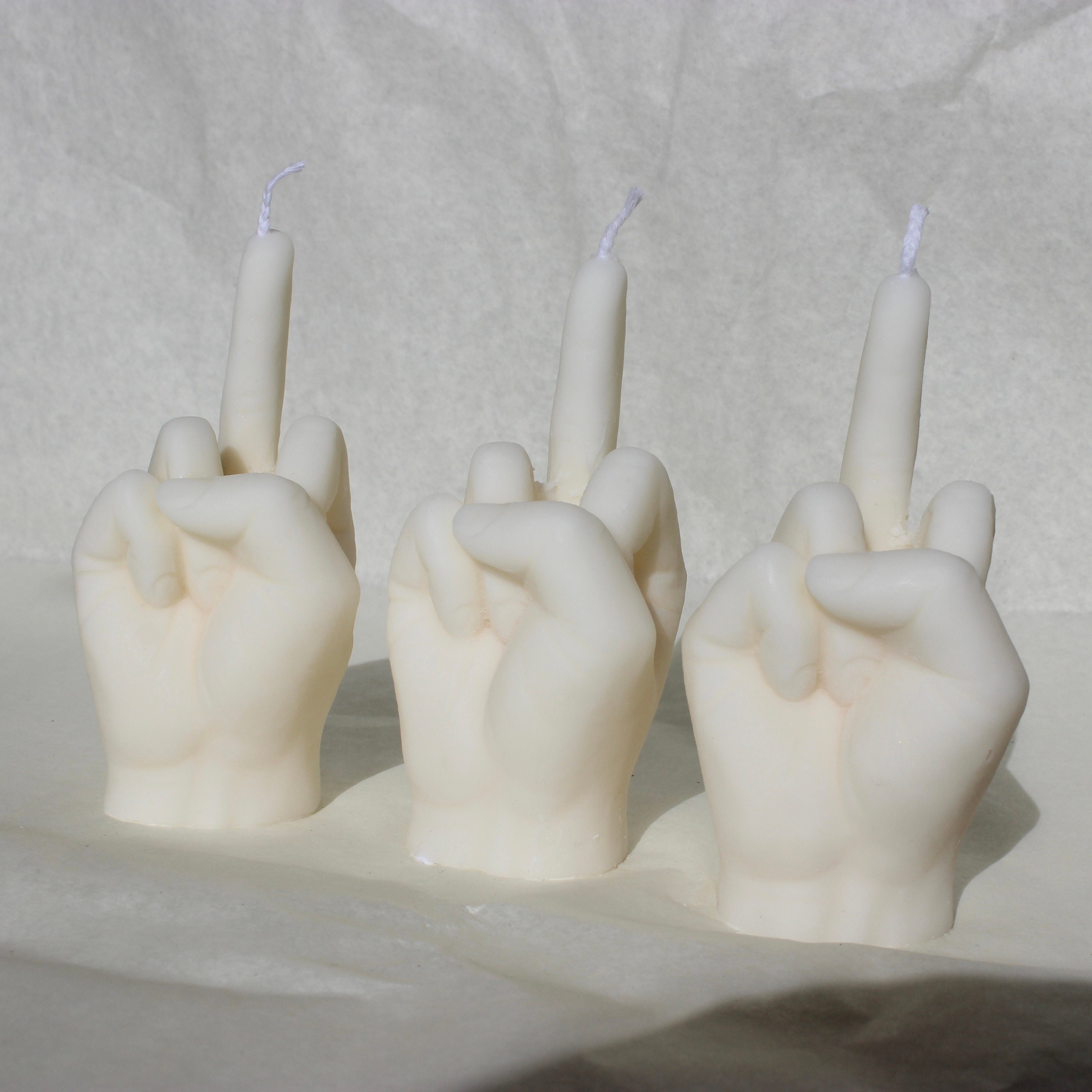 Middle Finger Candle Candle Scented Candle Made From Rapeseed Wax
