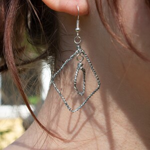 wrapped wire earrings