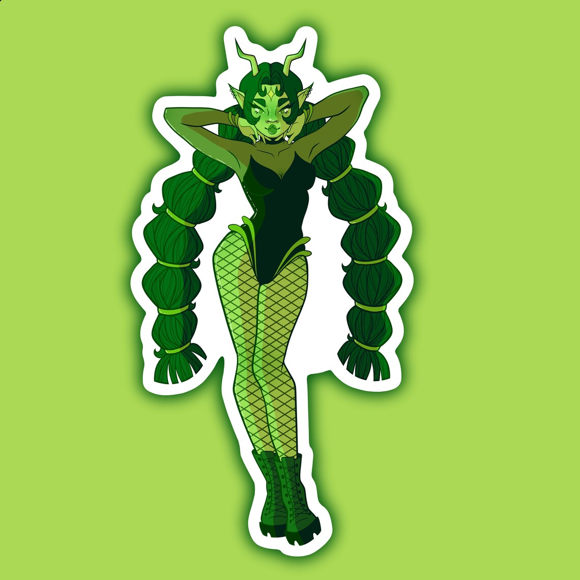 Jade Single Vinyl Sticker Etsy