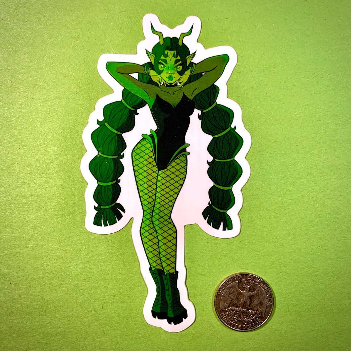 Jade Single Vinyl Sticker Etsy
