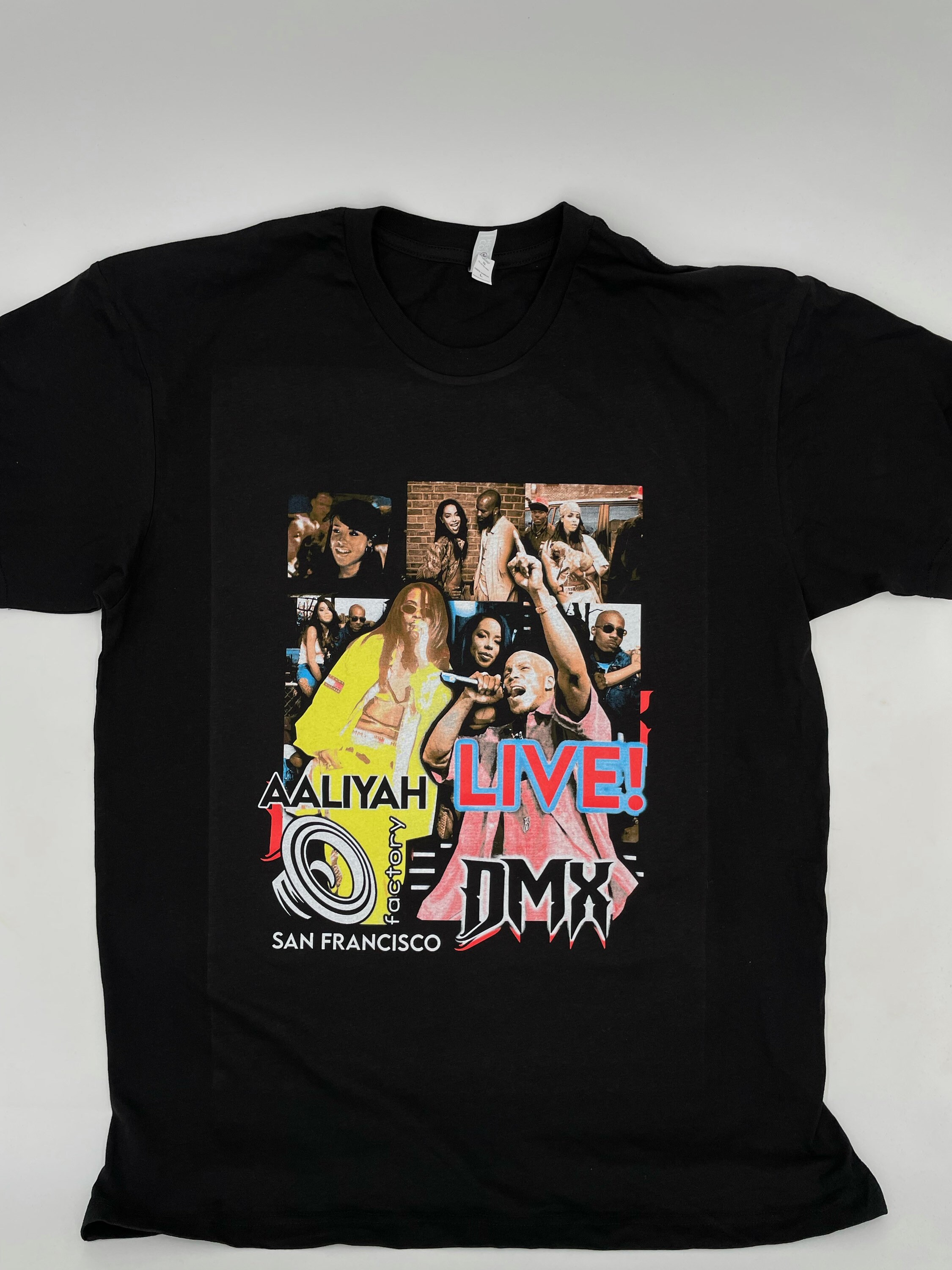 Aaliyah Dmx Vintage Style Tee Bay Area 