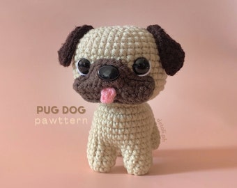 Dog Pet PUG Amigurumi Crochet Pattern