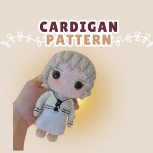 Swiftie Crochet Pattern | Doll Pattern, Amigurumi, Outfit | Old Version - Cardigan, Folklore Era
