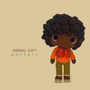 Crochet Amigurumi Doll Pattern ANIMAL GIFT LAFAMILIA