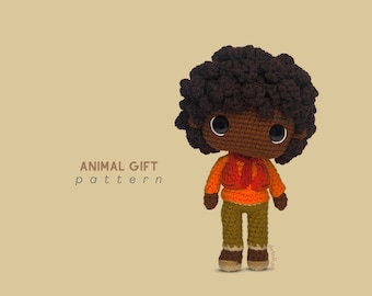 Little Boy Crochet Pattern | Curly Hair Amigurumi Pattern, Kid Doll Pattern, Child Doll Crochet, Kid Crochet Doll | Animal Gift - La Famili