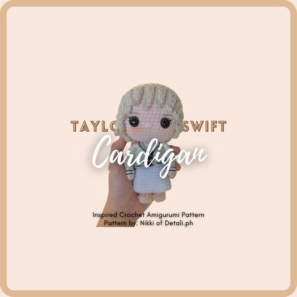 Cardigan - motif amigurumi au crochet inspiré de Taylor Swift