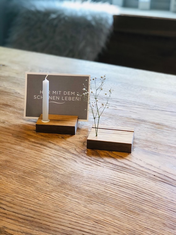 Candle place card holder discount