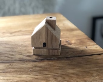 Incense burner for incense cones // Oak incense burner for the Twelve Days of Christmas