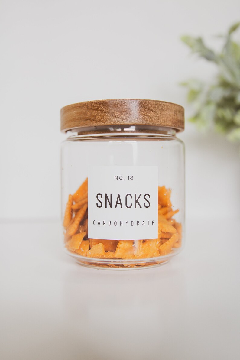 Minimalist Pantry Labels Pantry Labels Aesthetic Pantry Etsy