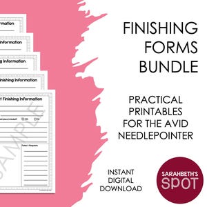 Finishing Forms Bundle (Digital Product)