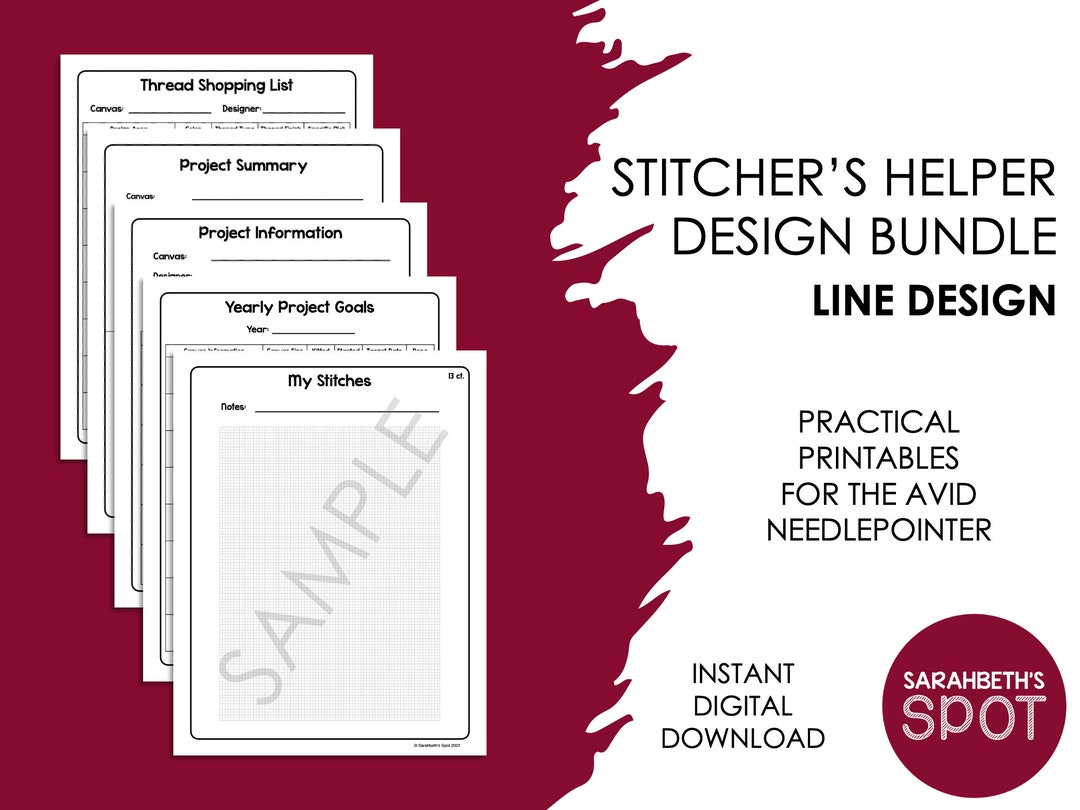 Stitcher's Helper Design Bundle - Line Style From the Simple Designs ...