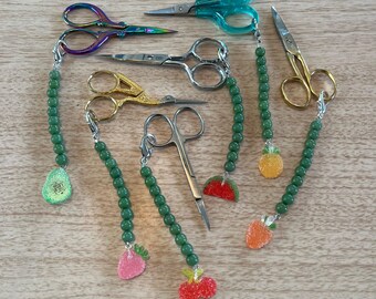 Frosty Fruit & Veggies Scissor Fob