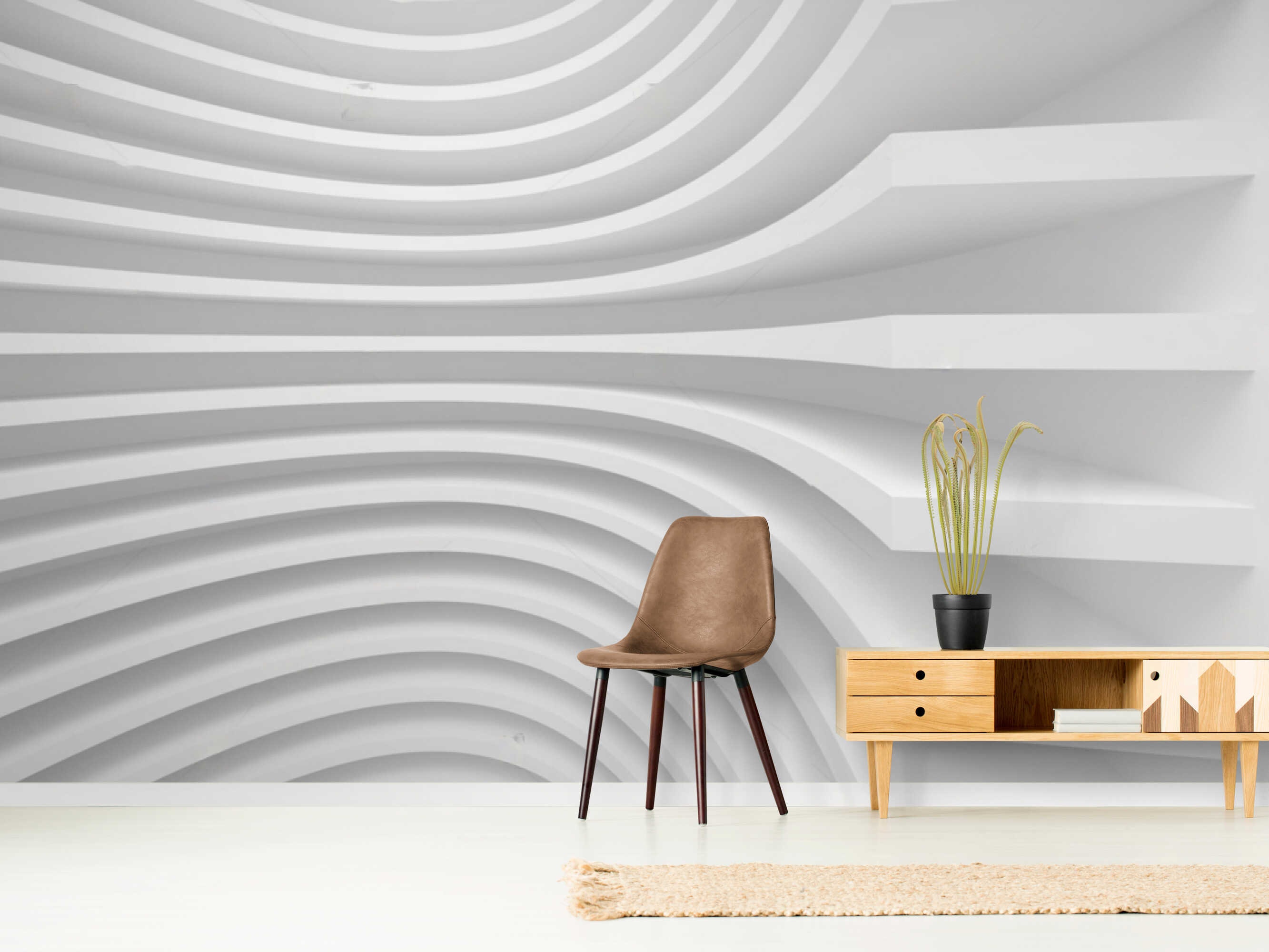Your Home Decor with Modern 3D White Wallpaper: Removable Peel and Stick Wall Murals for Contemporary Interiors Custom wallpapers