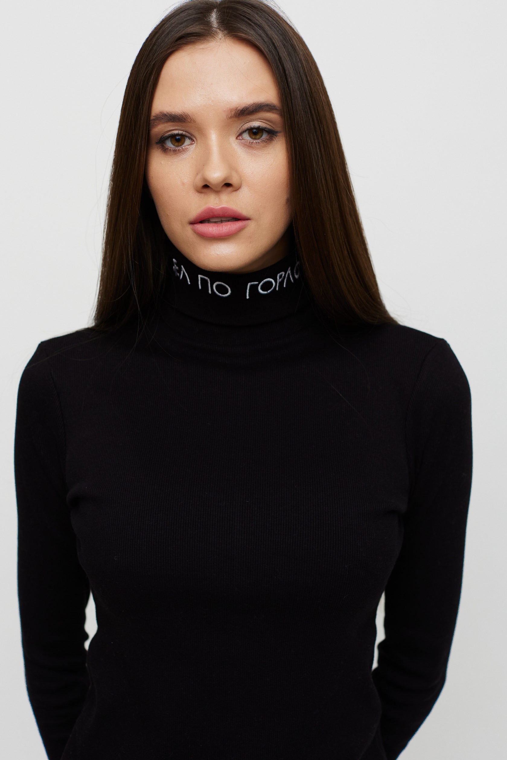Black Turtleneck. Neck Sweater. Stretchy Long Sleeve - Etsy Australia