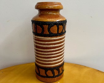 Vintage vase West Germany Scheurich fat lava 517-30 mid century c 1960s