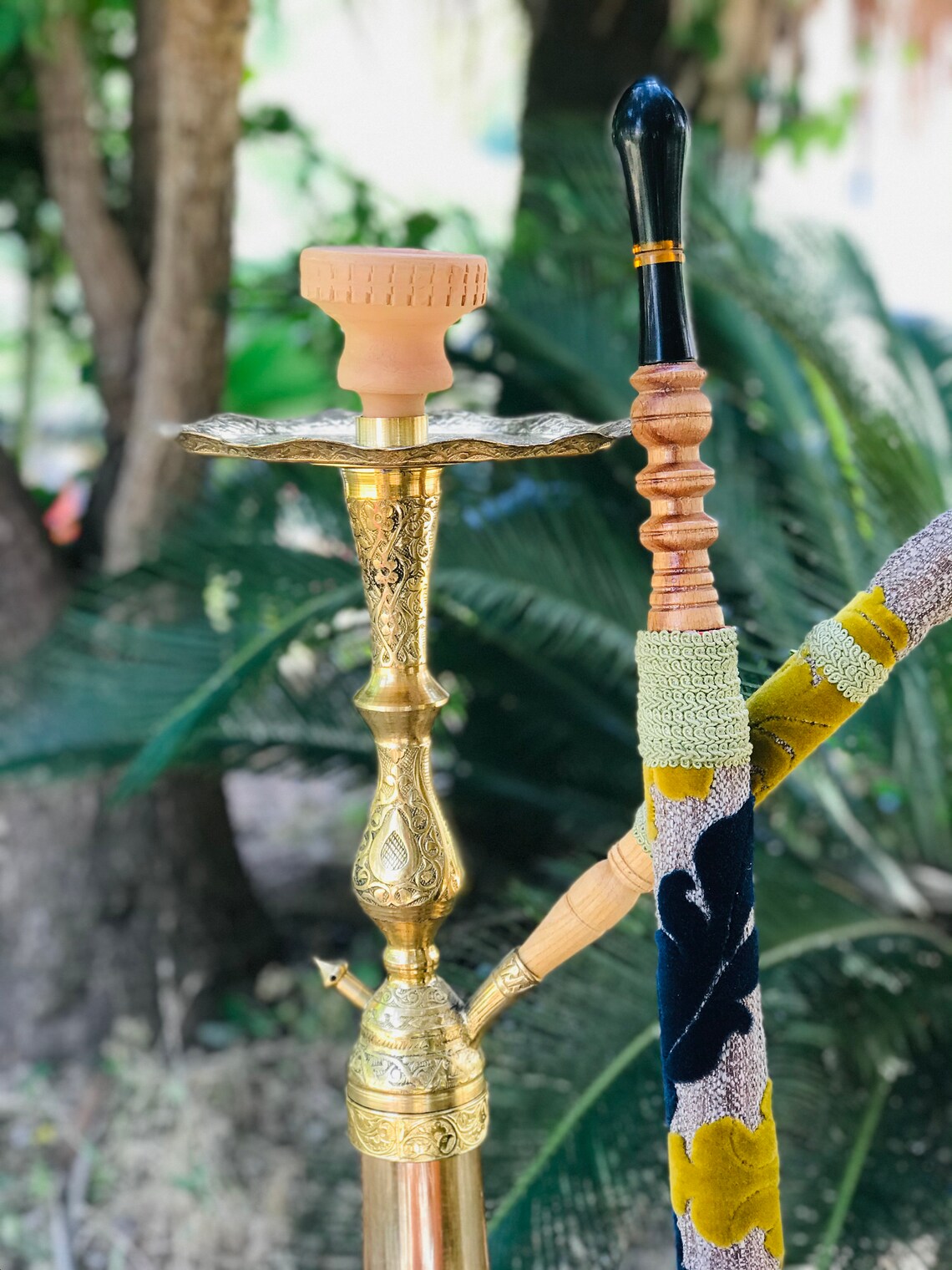 Unique Hookah Set Ottoman style nargile shisha with knitted Etsy