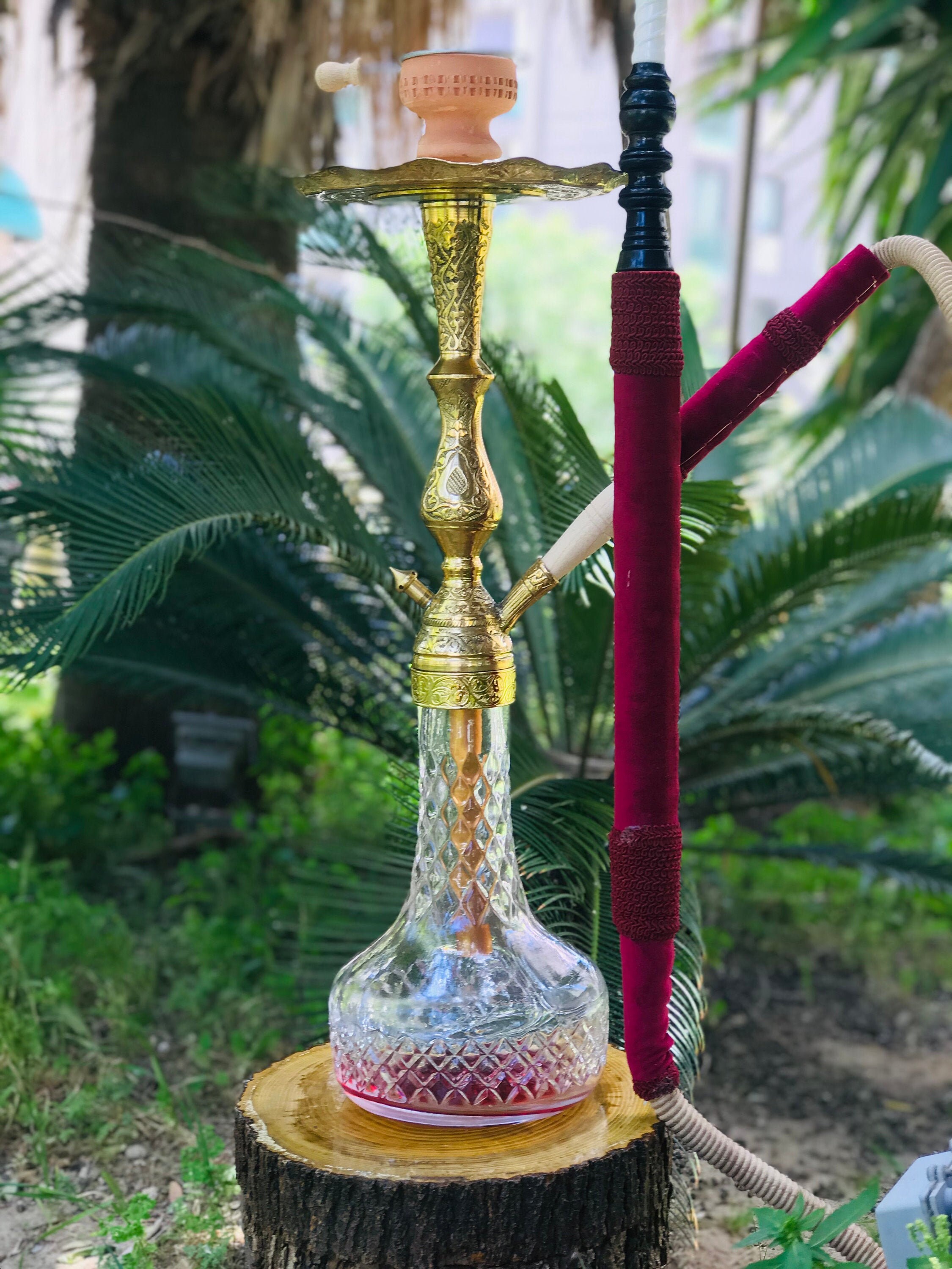 Handmade Turkish Hookah Brass metal hookah Antique Ottoman Etsy