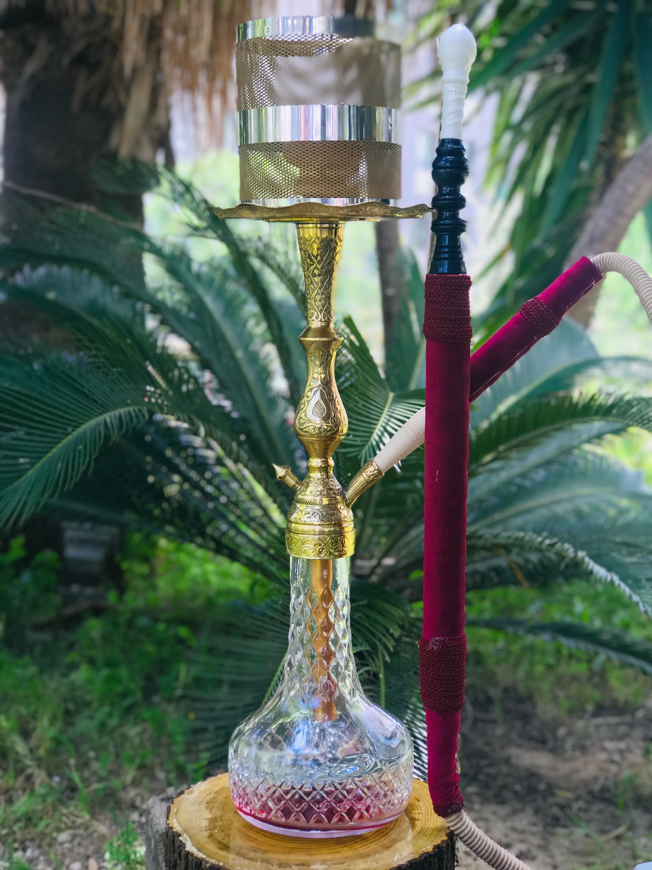 Handmade Turkish Hookah Brass metal hookah Antique Ottoman Etsy