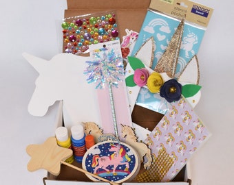 Unicorn Dream Craft Box, Kids Arts and Crafts, Girl's Gift