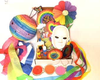 Artsy Regenbogen Bastelset, Bastelbogen für Kinder