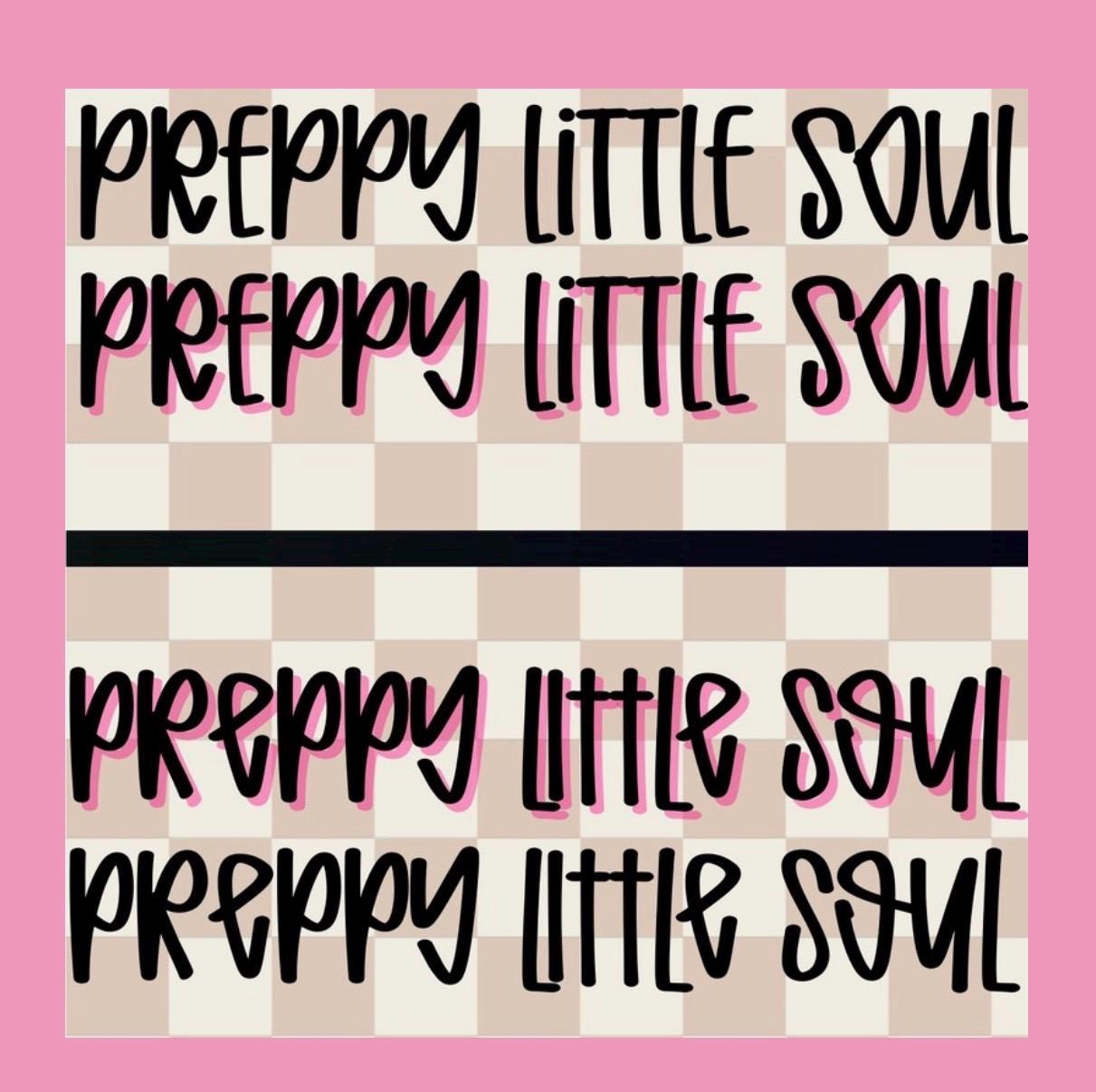 Preppy Font - Etsy