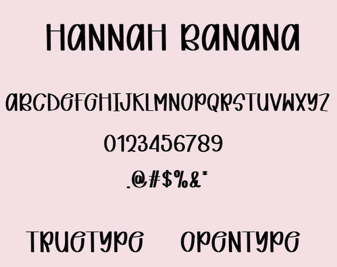 Preppy Font - Etsy