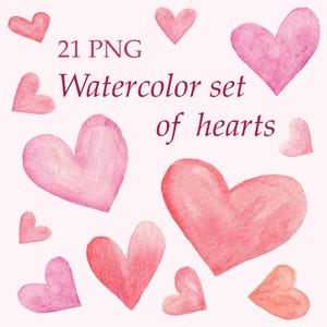 Forme de coeur Png, Clipart aquarelle, formes aquarelles, coeur rose, coeur rose, Png coeurs, clipart mariage, clipart amour, coeur Saint-Valentin