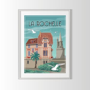 La Rochelle poster, La Rochelle poster, La Rochelle souvenir, La Rochelle poster