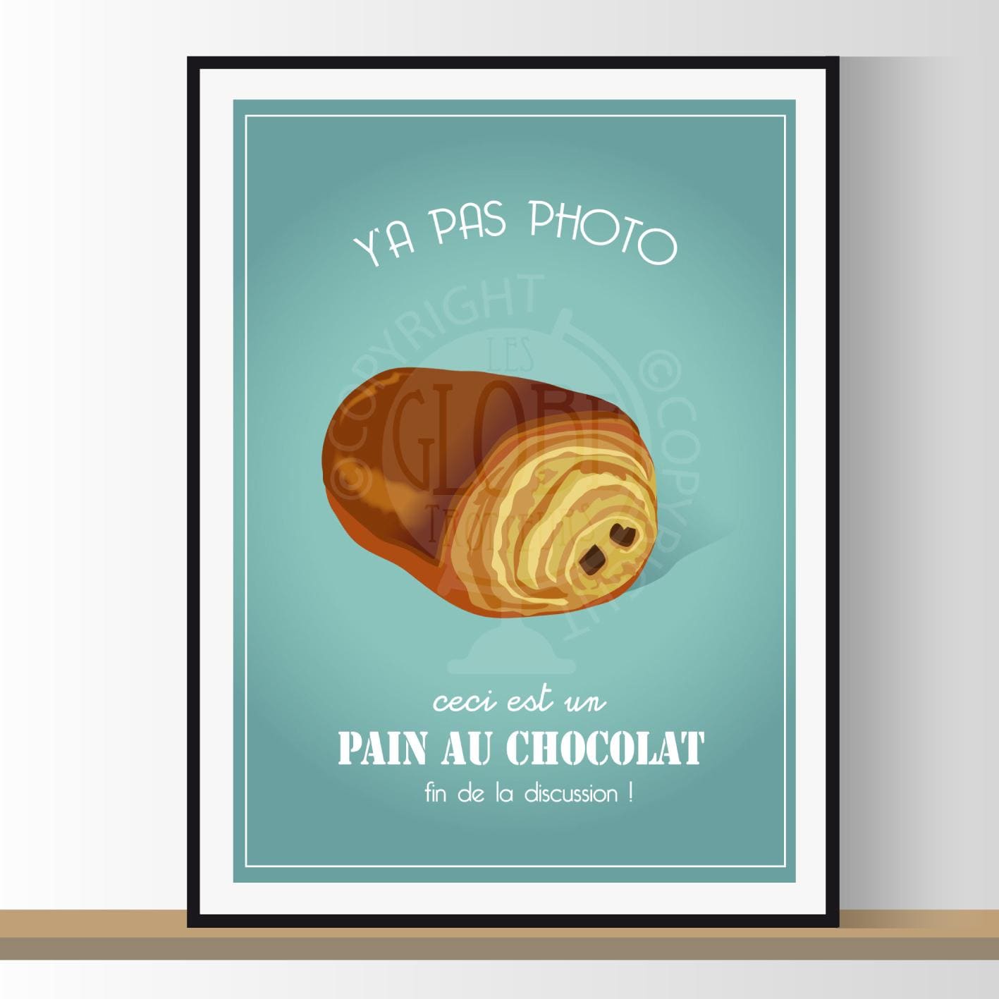 Affiche Murale Déco Cuisine "La Passion Du Chocolat" - 30x24 Cm - Nouvelles Images