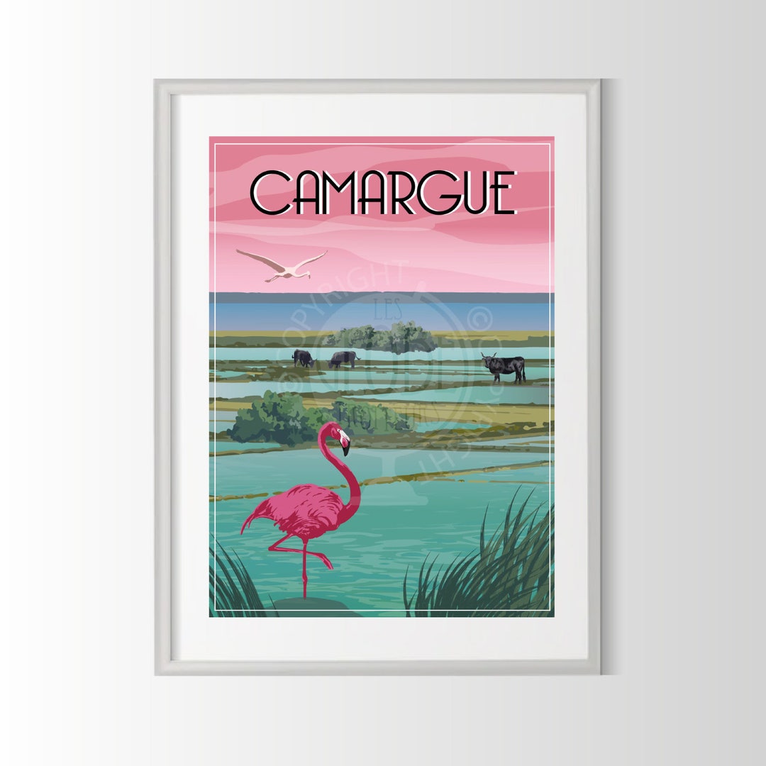 Camargue Poster, Camargue Poster, Camargue Souvenir, Camargue Gift