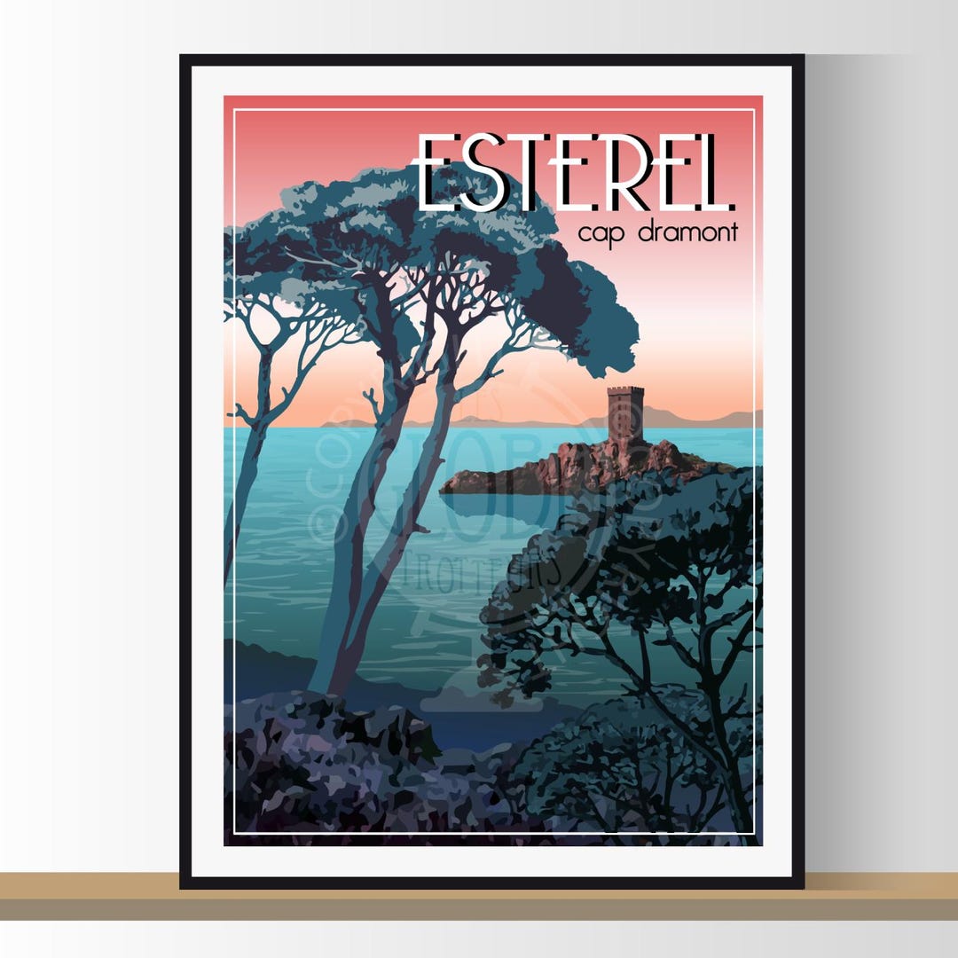 Galrie Côte des Maures et de l'Estérel Art Print - Vintage