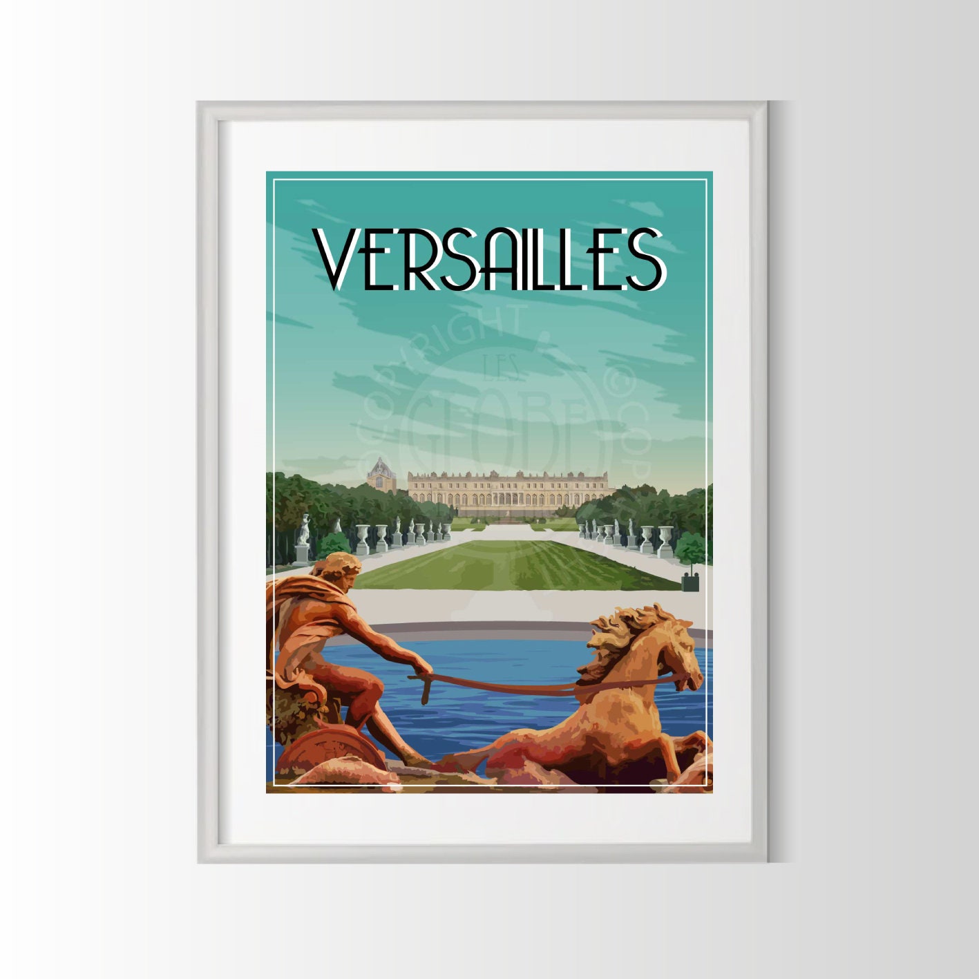 Versailles engraving - Etsy 日本