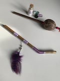 Kuripe & Tepi Set | Rapé applicator | Ceremonial Pipes
