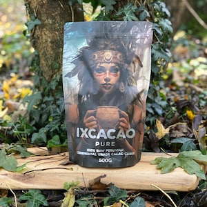 IXCACAO 100% Raw Organic Ceremonial Grade Peruvian Cacao