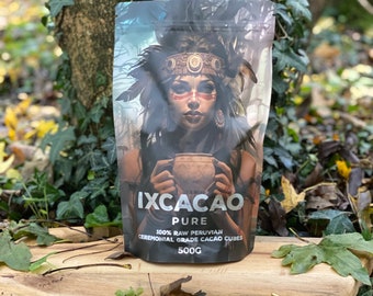 IXCACAO 100% Raw Organic Ceremonial Grade Peruvian Cacao