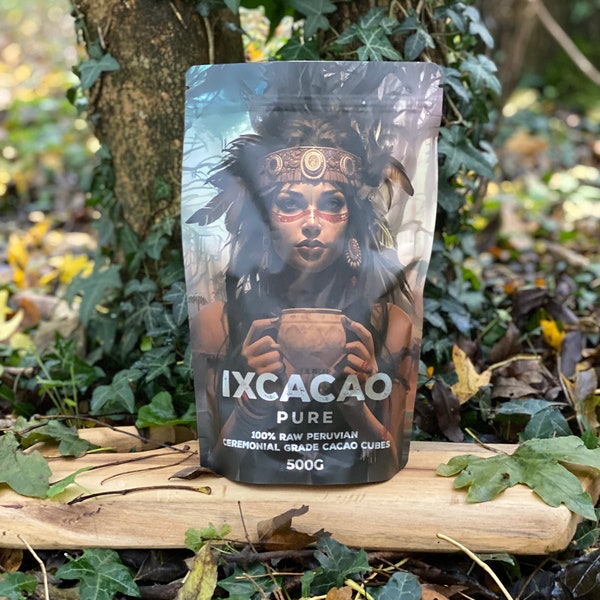IXCACAO 100% Raw Organic Ceremonial Grade Peruvian Cacao