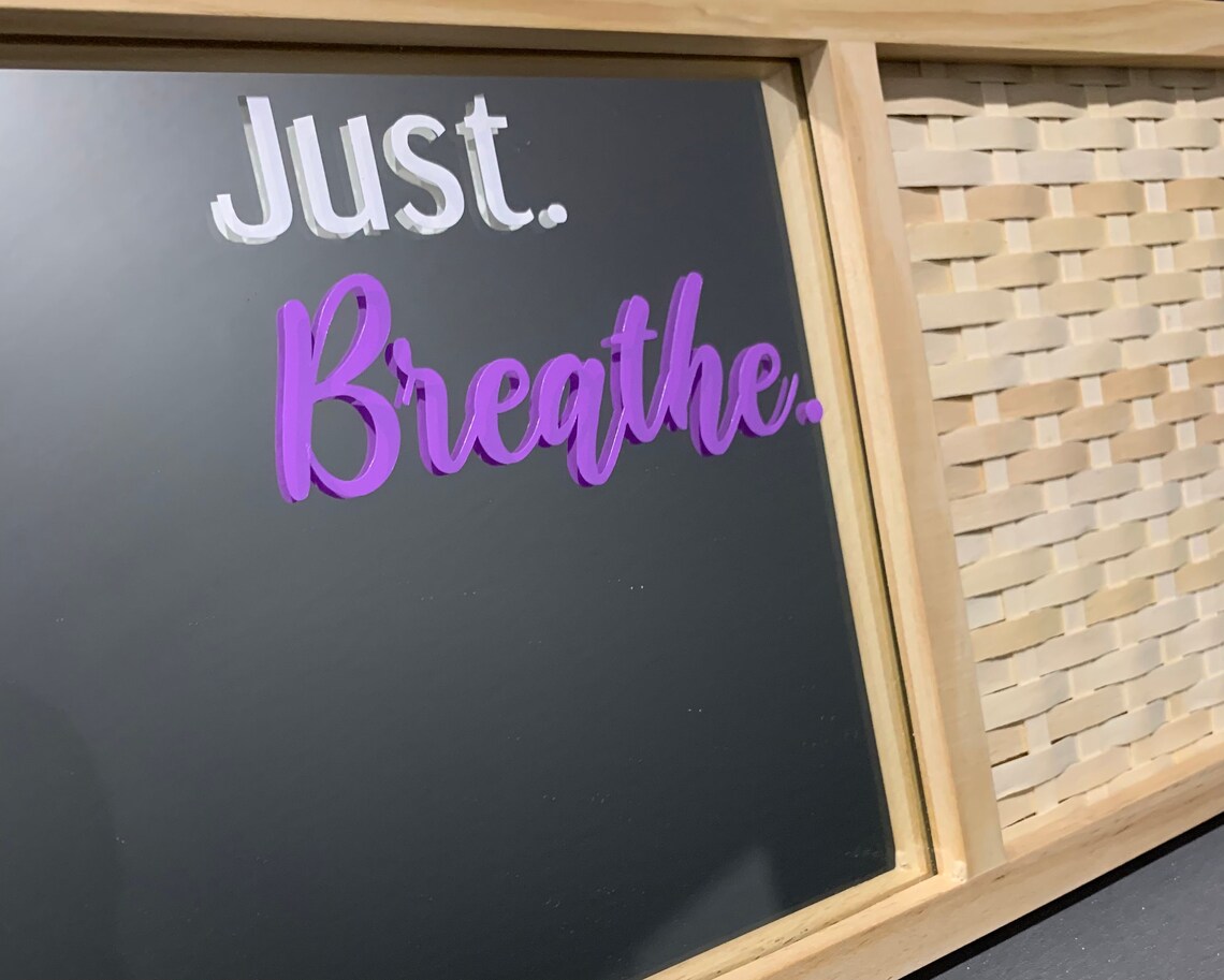 Mirror Decal Quote Etsy