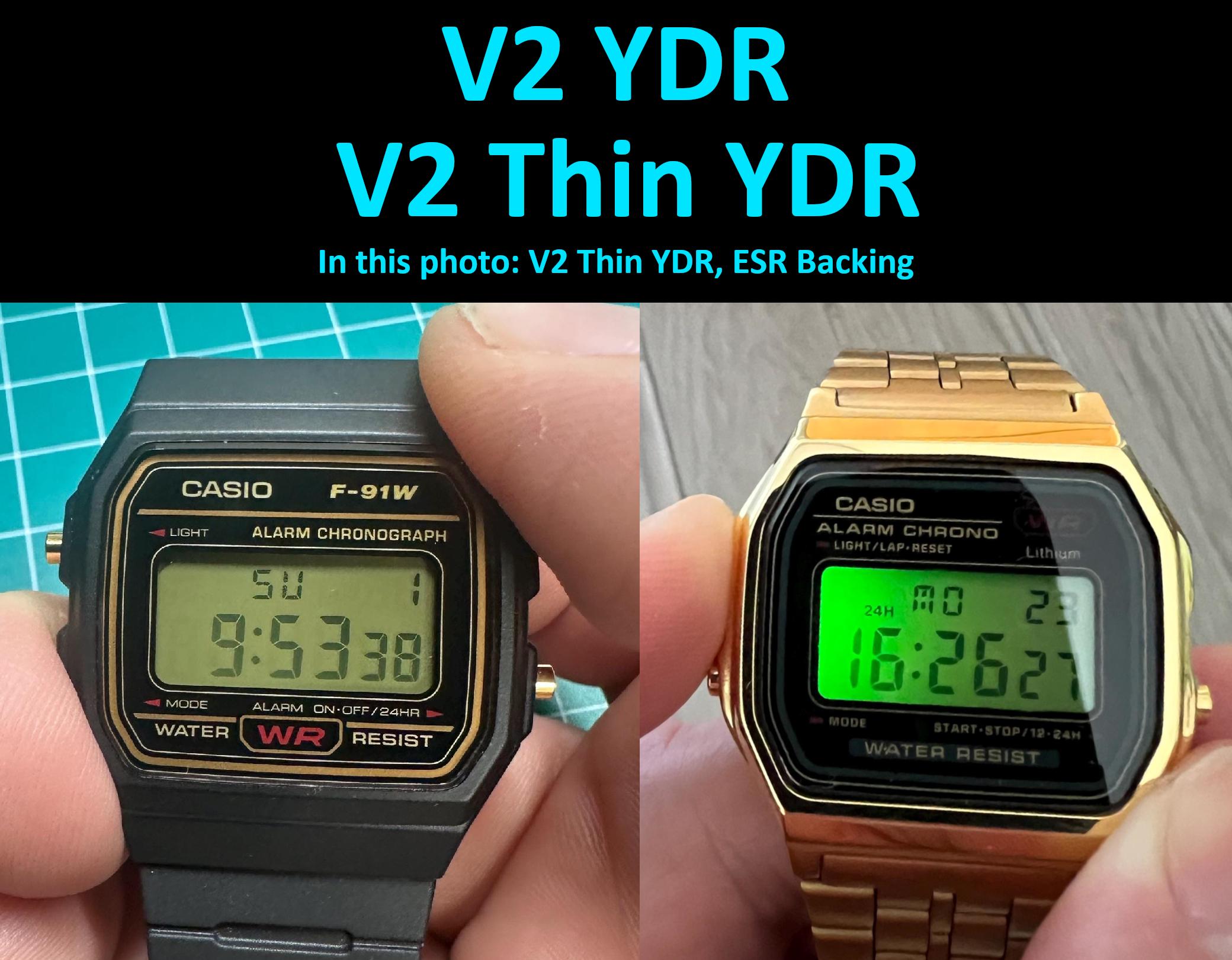 Casio F-91W、A-158、A-159、A-171、W-59、F-94W、Sensor、Olleeなどに