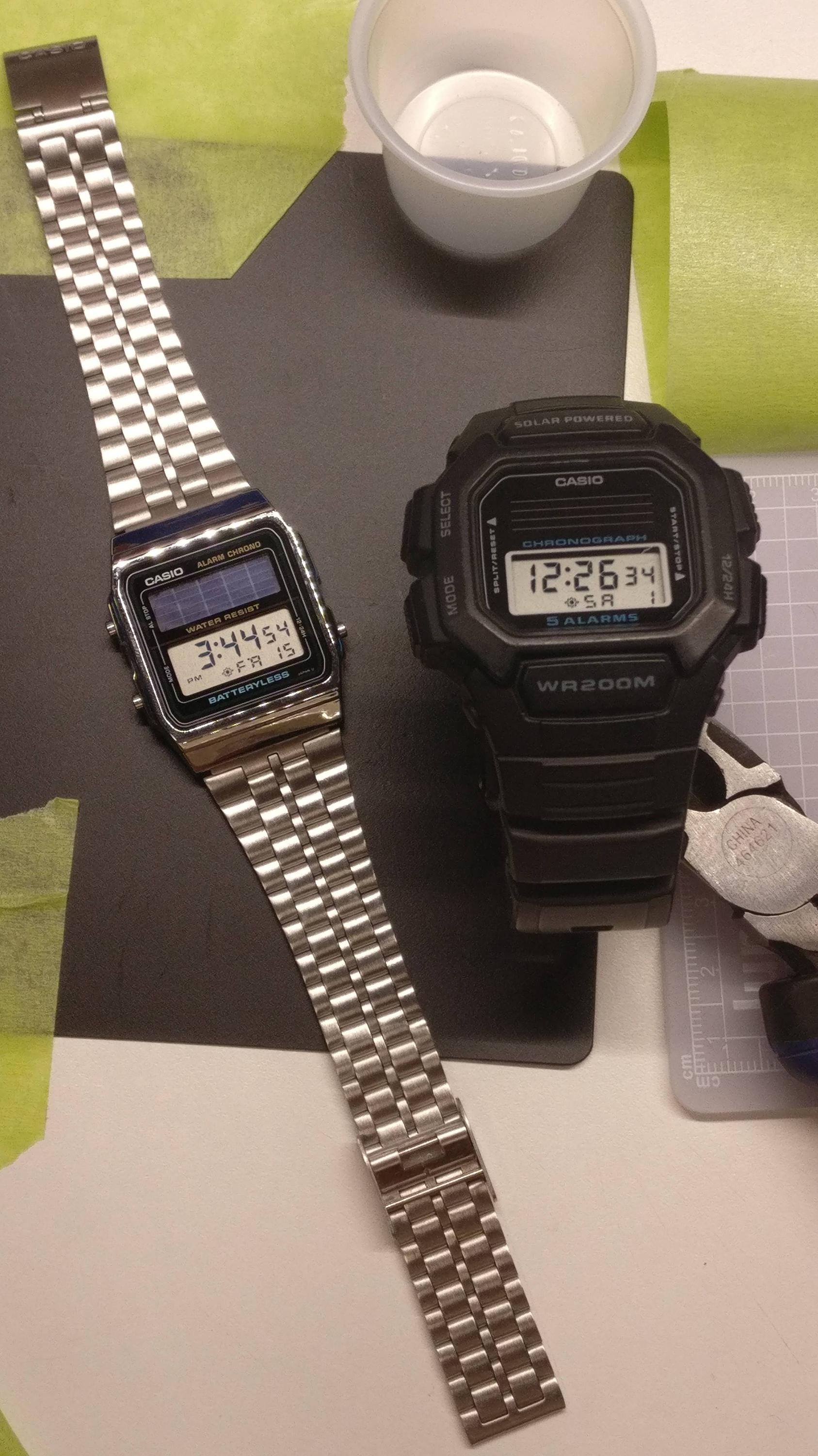 Casio AL-180 Alarm Chrono Digital 668 Vintage Men's Watch | eBay
