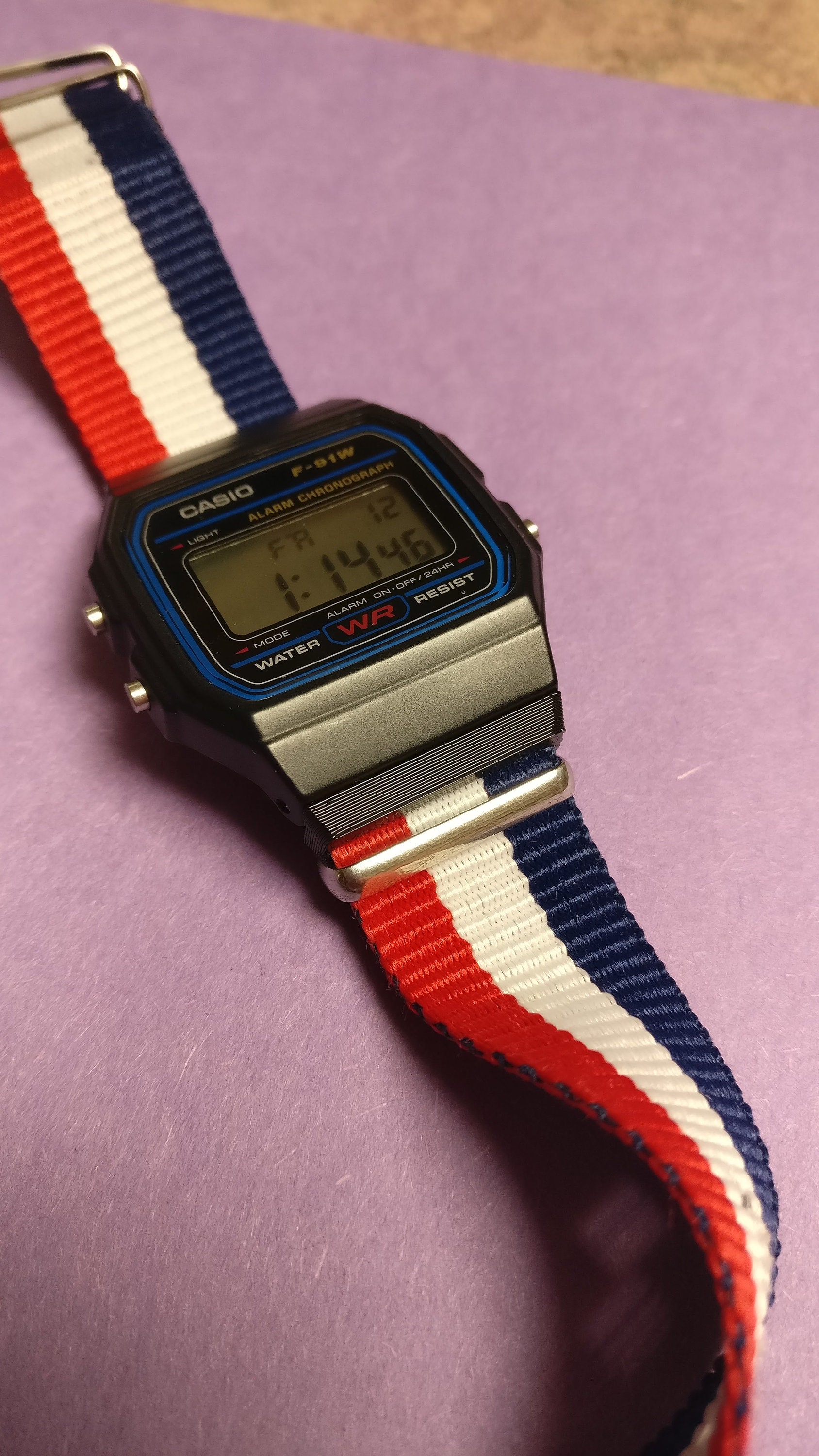 DBLACK [CDS1] CASIO F-91W, F-91WG, F-91WM, F-94WA, F-93W, F-105W, F-106W & Other Models 18 Mm Resin Watch Strap Price In India - Buy DBLACK [CDS1] CASIO F-91W, F-91WG, F-91WM, F-94WA, F-93W, F-105W - Foto 4