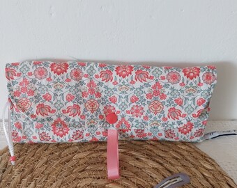 Pochette à barrettes, pochette à barrettes enfant, pochette adulte à chouchous, pochette à barrettes adulte, rangement pinces, idée cadeau