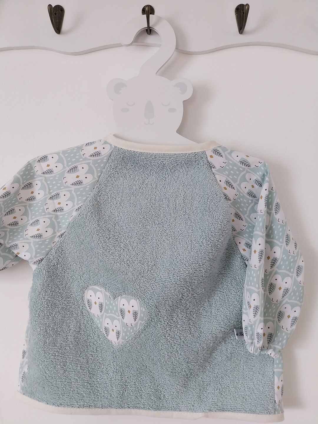 Bavoir à Manches Longues Novago - Imperméable, Pour Repas Et Peinture, Enfants 6-36 Mois