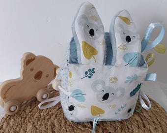 Baby activity cube, sensory cube, baby gift, birth gift, Montessori, baby development, baby awakening