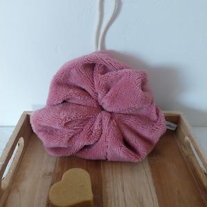 Bamboo sponge shower flower, soft shower flower, eco-responsible shower flower