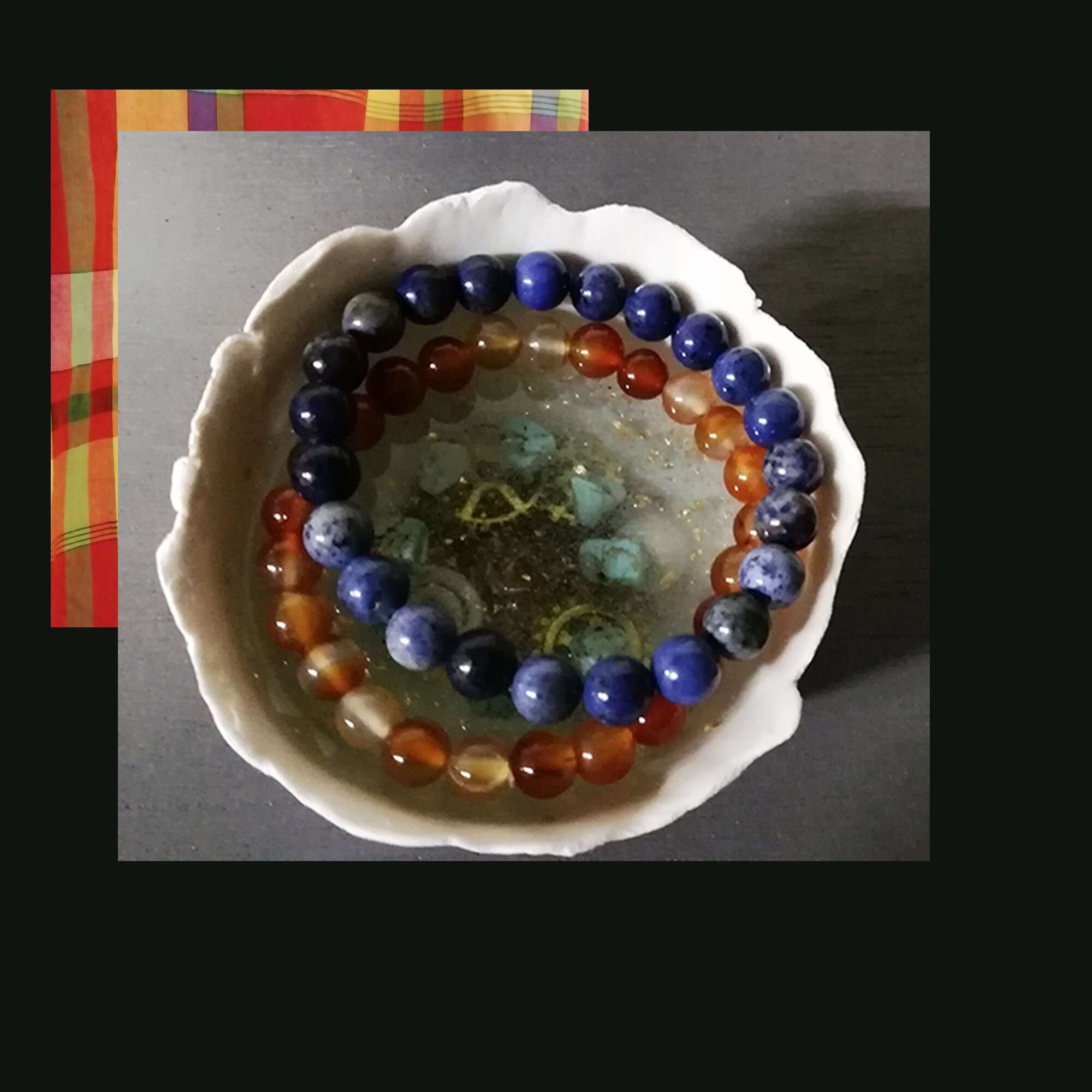 Coupelle en Porcelaine Orgonite